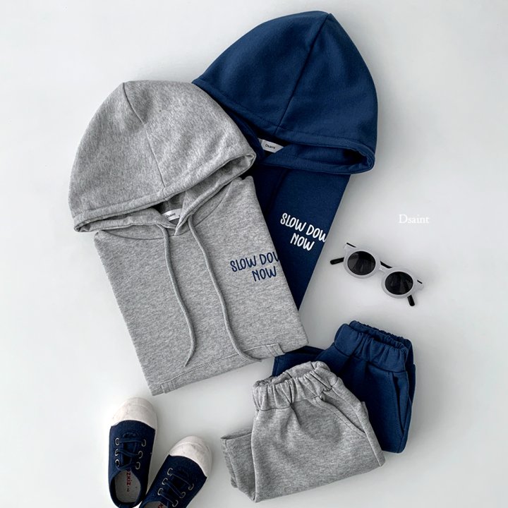 Dsaint - Korean Children Fashion - #magicofchildhood - Slow Down Hoodie Set - 6