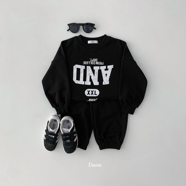 Dsaint - Korean Children Fashion - #minifashionista - AND Jogger Set - 6