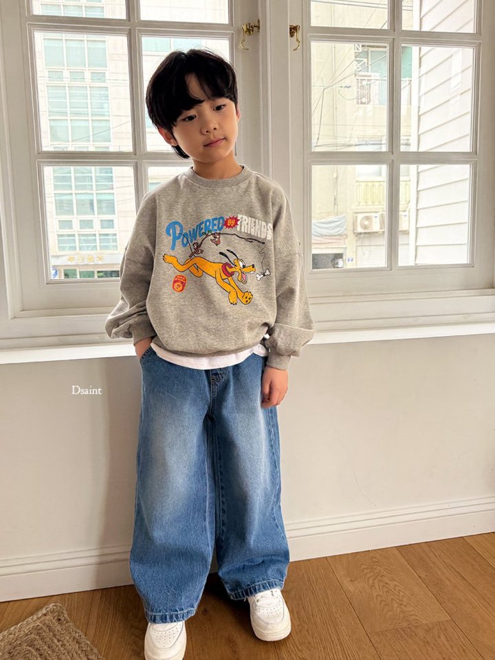Dsaint - Korean Children Fashion - #minifashionista - Beyond! Sand Denim Pants - 12