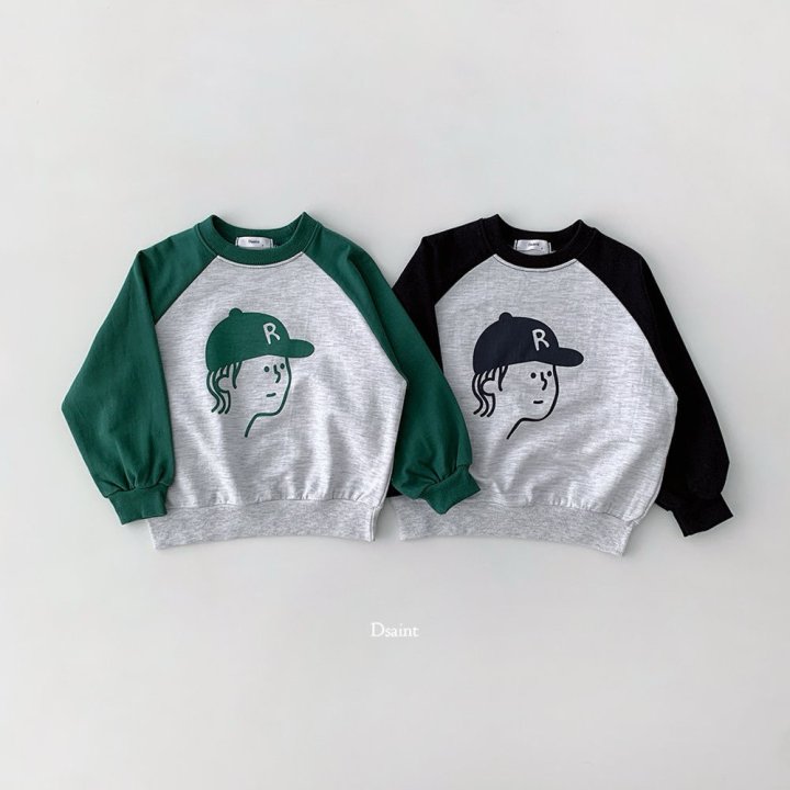 Dsaint - Korean Children Fashion - #minifashionista - Cap Boy Raglan Sweatshirt - 2