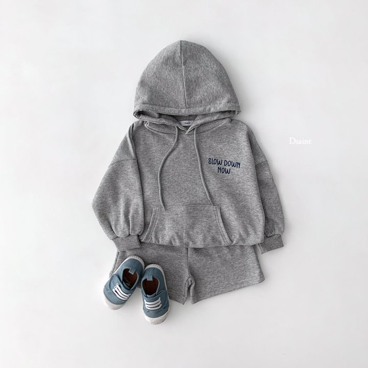 Dsaint - Korean Children Fashion - #minifashionista - Slow Down Hoodie Set - 7