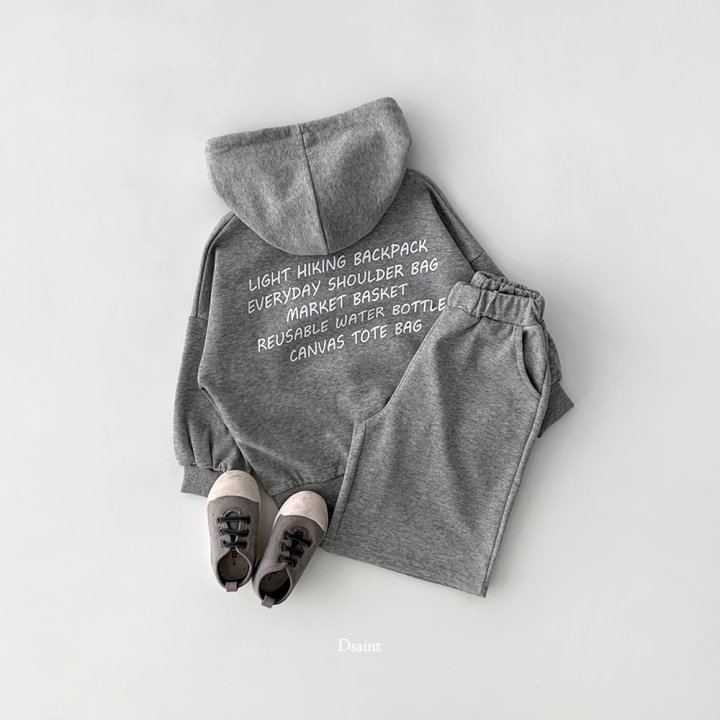 Dsaint - Korean Children Fashion - #minifashionista - Light Hoodie Set - 10
