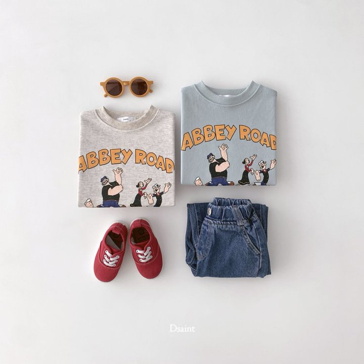 Dsaint - Korean Children Fashion - #minifashionista - Road Popeye Sweatshirt - 4