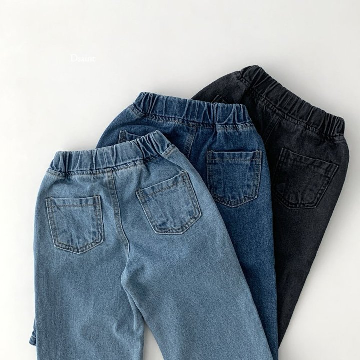 Dsaint - Korean Children Fashion - #prettylittlegirls - Mild Wide Denim Pants - 5