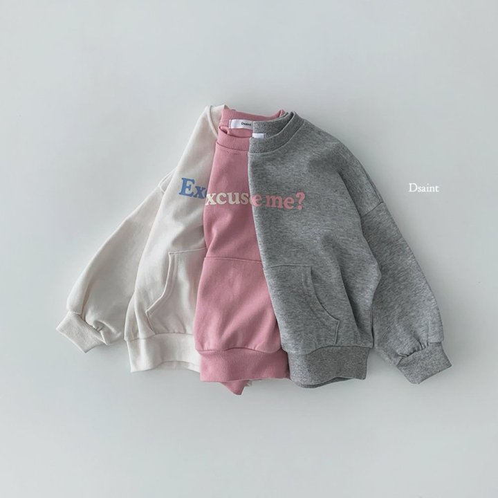 Dsaint - Korean Children Fashion - #prettylittlegirls - Excuse Sweatshirt