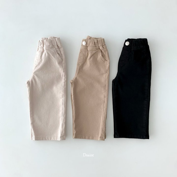 Dsaint - Korean Children Fashion - #prettylittlegirls - Special Spandex Wide Jeans