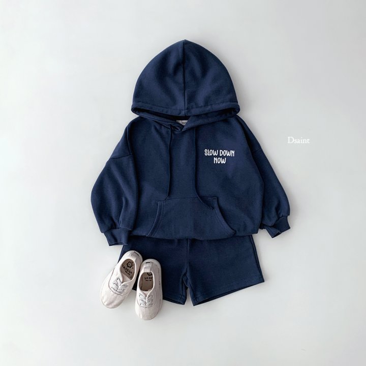 Dsaint - Korean Children Fashion - #prettylittlegirls - Slow Down Hoodie Set - 8
