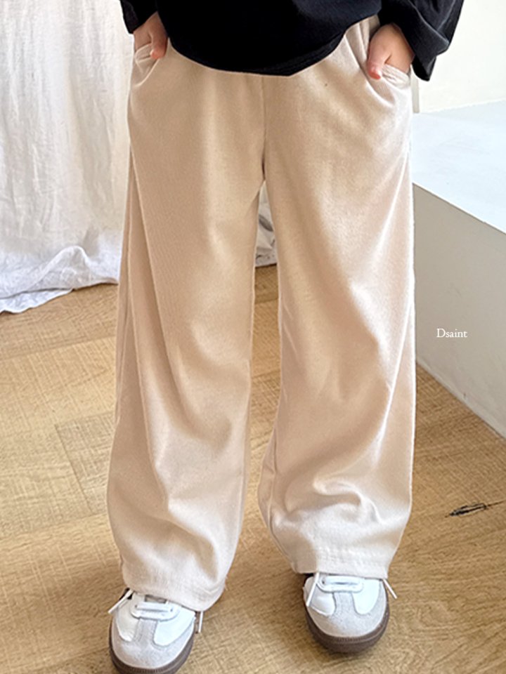 Dsaint - Korean Children Fashion - #prettylittlegirls - Flowy Daily Ribbed Pants - 12