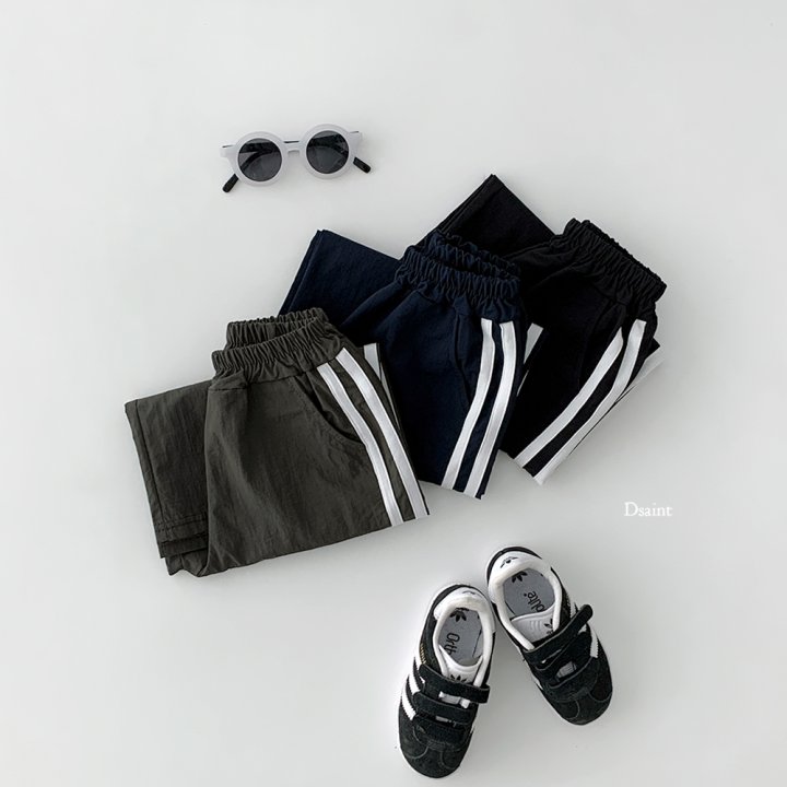Dsaint - Korean Children Fashion - #prettylittlegirls - Drop Fit Windbreaker Pants - 8
