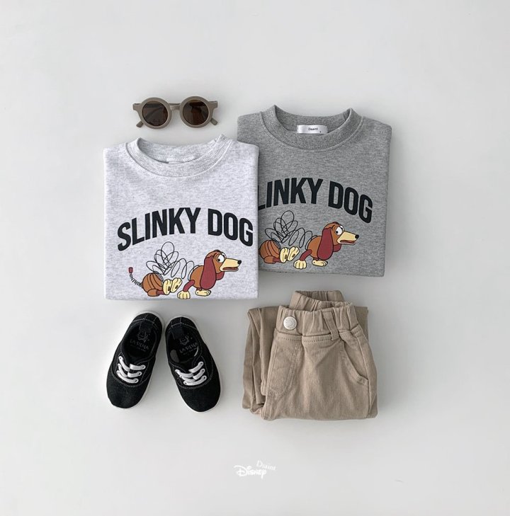 Dsaint - Korean Children Fashion - #stylishchildhood - Slinky Dog Sweatshirt - 8