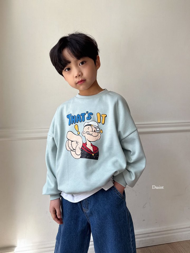 Dsaint - Korean Children Fashion - #stylishchildhood - That's! Popeye Sweatshirt - 10