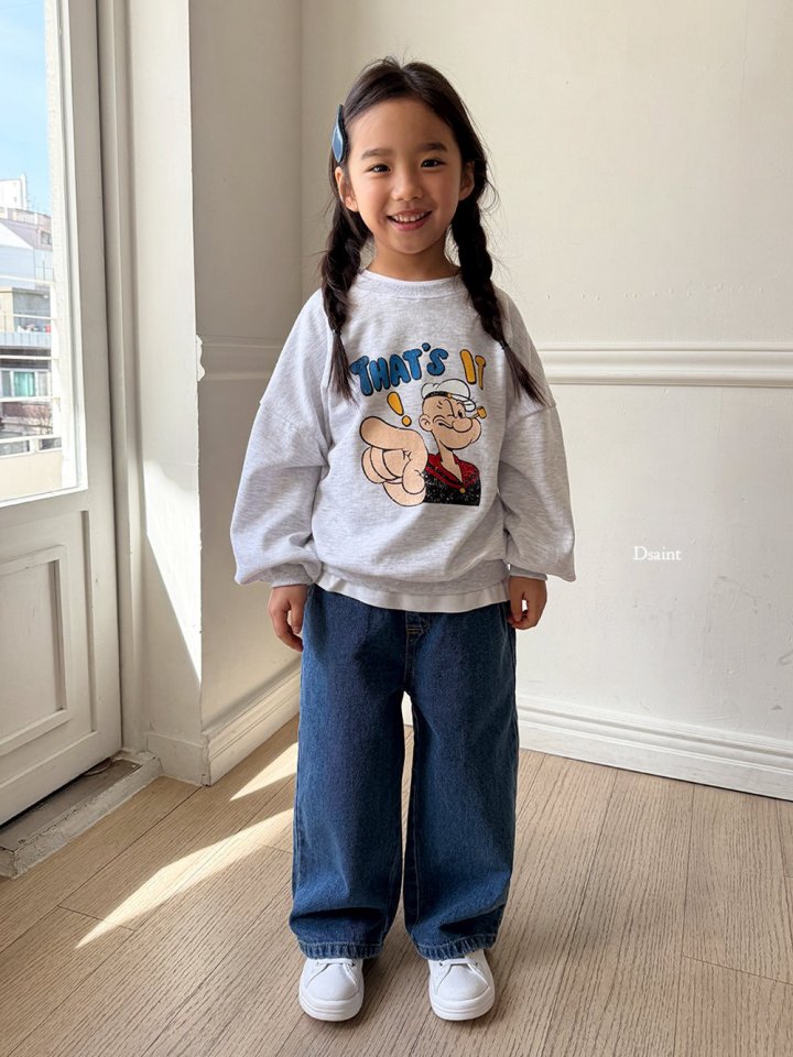 Dsaint - Korean Children Fashion - #todddlerfashion - That's! Popeye Sweatshirt - 8