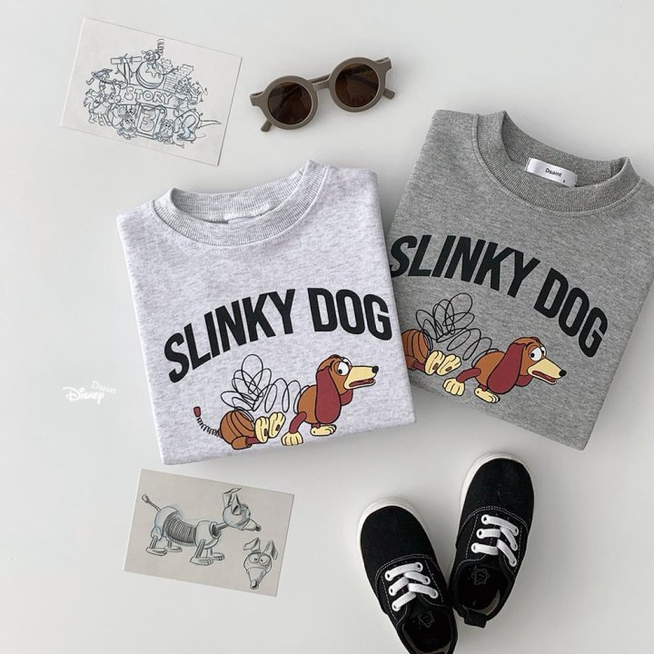 Dsaint - Korean Children Fashion - #toddlerclothing - Slinky Dog Sweatshirt - 7