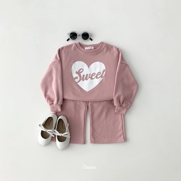 Dsaint - Korean Children Fashion - #toddlerclothing - Sweet Wide Set - 5