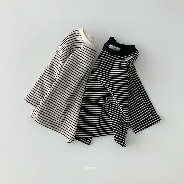 Dsaint - Korean Children Fashion - #toddlerclothing - Cheeky Stripe Tee