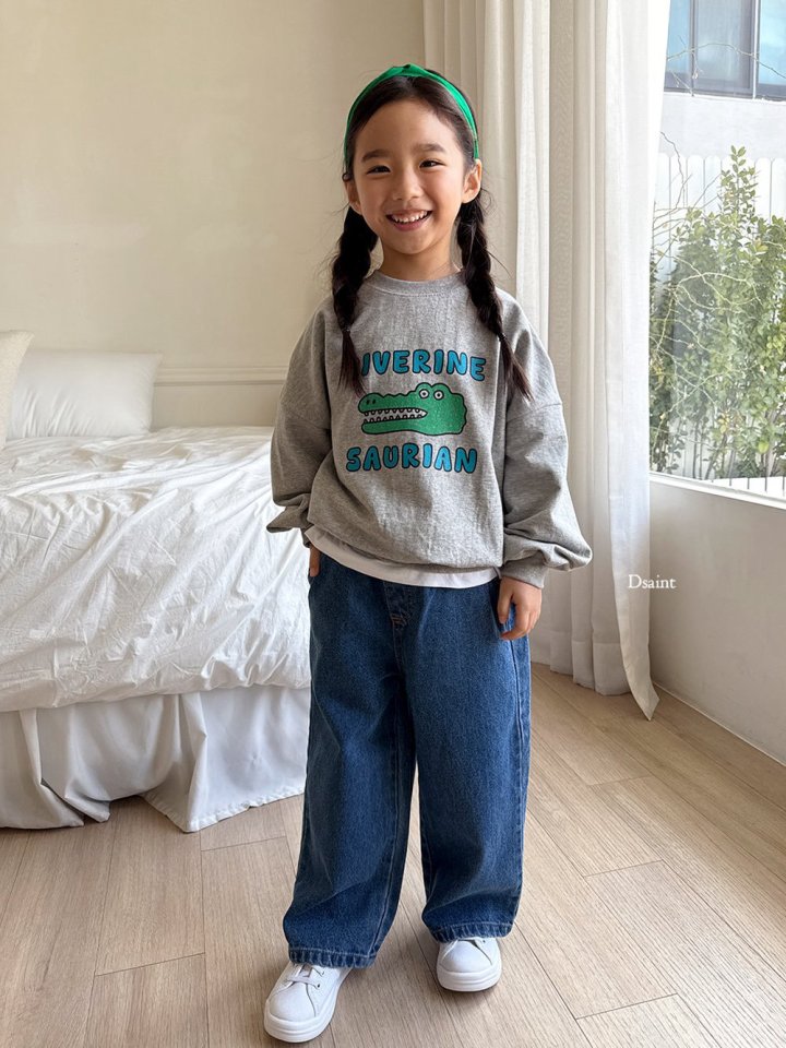 Dsaint - Korean Children Fashion - #toddlerclothing - River Crocodile Sweatshirt - 10