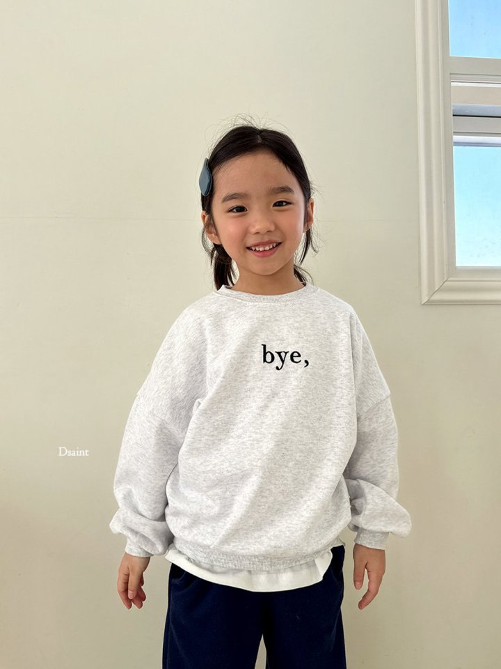 Dsaint - Korean Children Fashion - #toddlerclothing - Bye Sweatshirt - 9