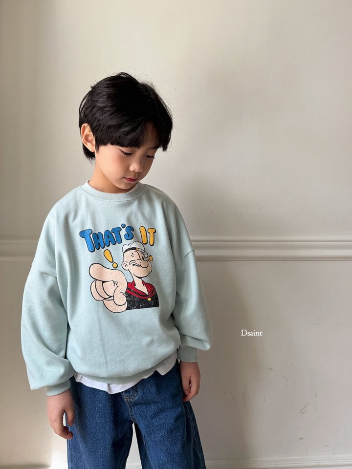 Dsaint - Korean Children Fashion - #toddlerclothing - That's! Popeye Sweatshirt - 9