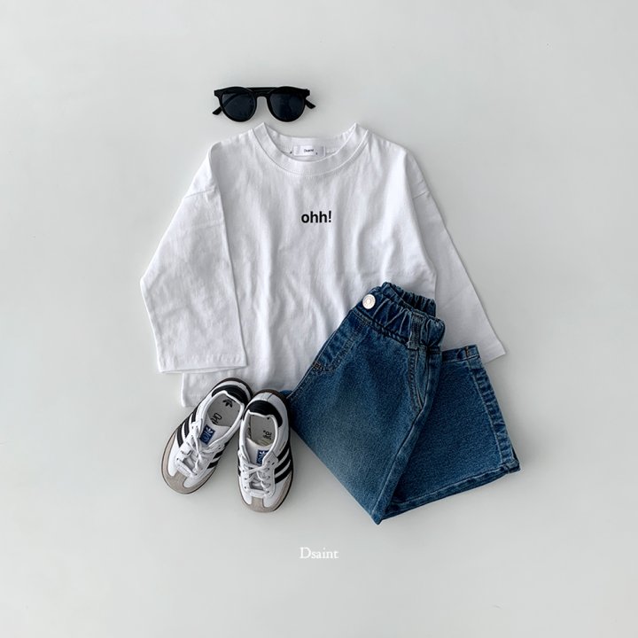 Dsaint - Korean Children Fashion - #toddlerclothing - Ohh Tee - 9
