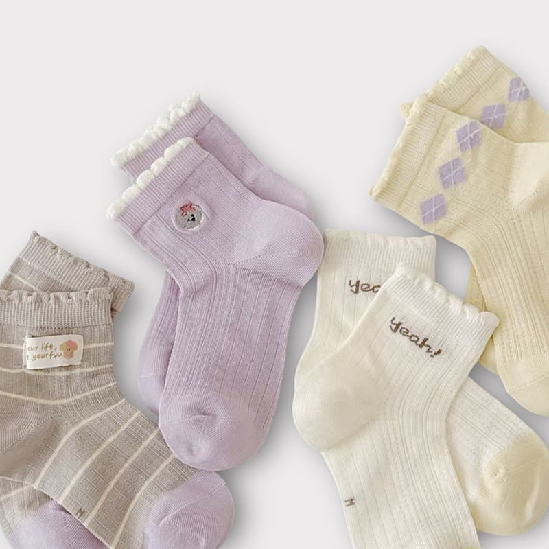 Dudie - Korean Children Fashion - #designkidswear - Yeppi Set (set of 4) - 8