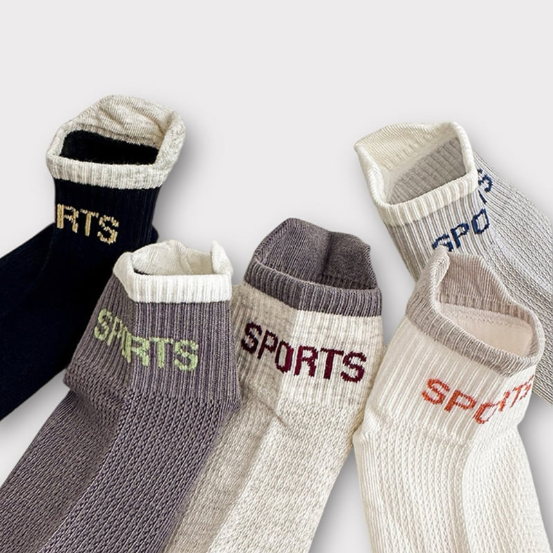 Dudie - Korean Children Fashion - #designkidswear - Short Sports Set (set of 5) - 5