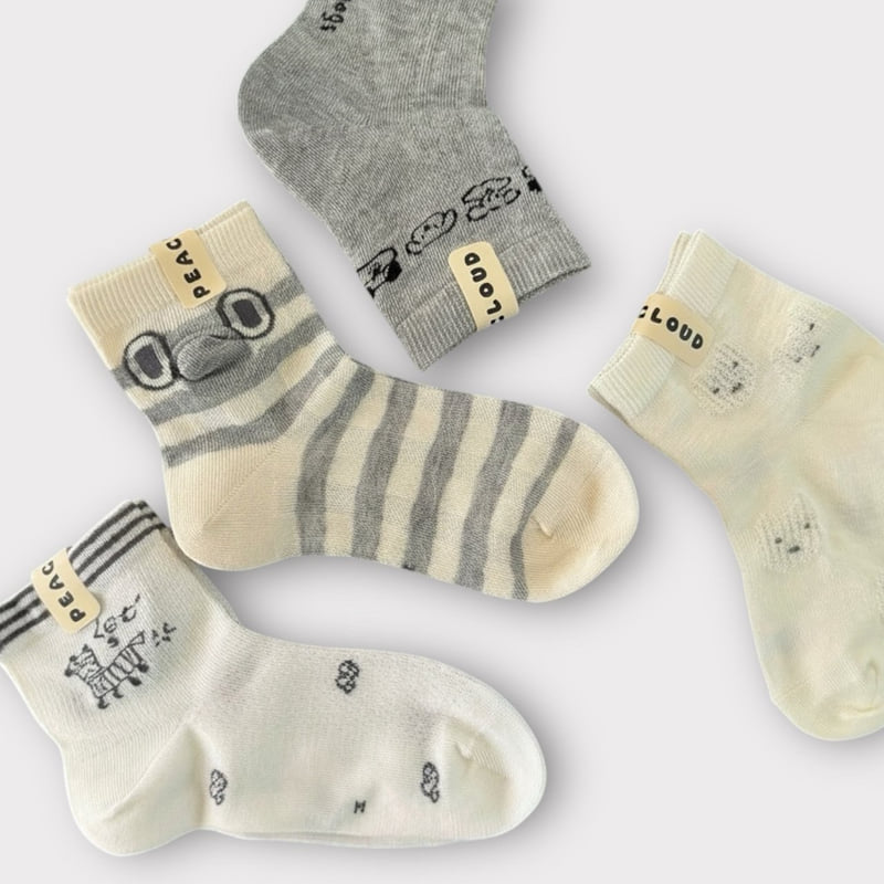 Dudie - Korean Children Fashion - #designkidswear - Elephant Set (set of 5) - 5