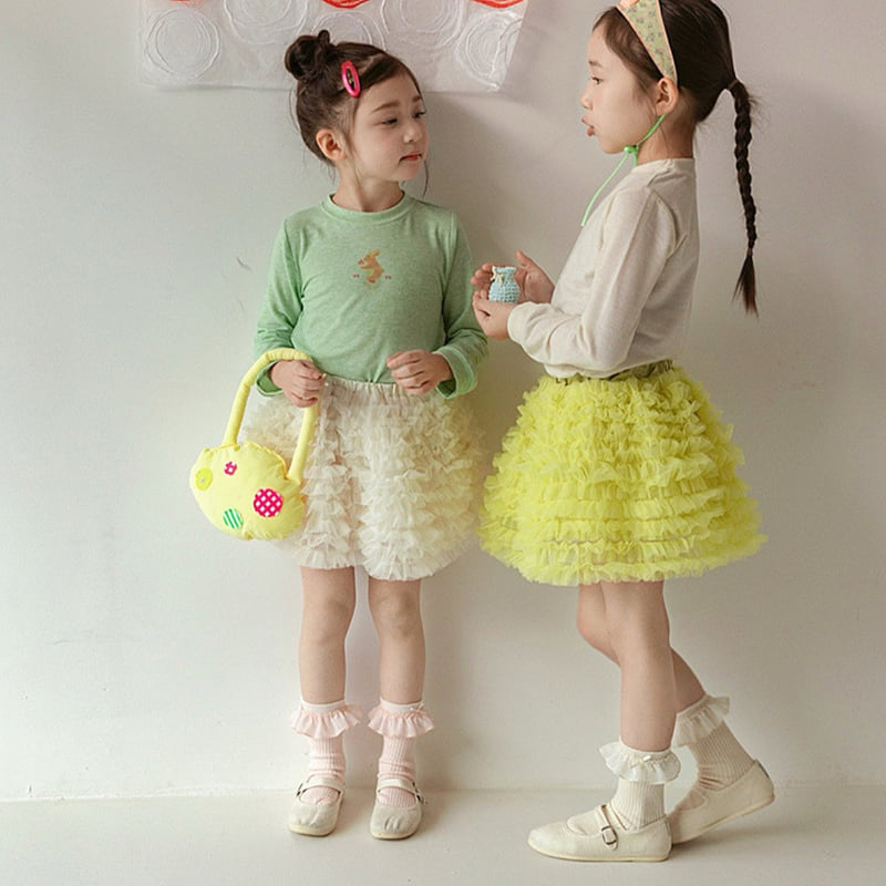 Dudie - Korean Children Fashion - #fashionkids - Cancan Set (set of 4) - 8