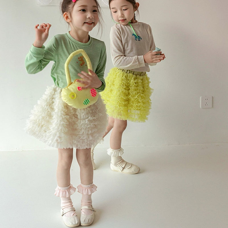 Dudie - Korean Children Fashion - #kidsshorts - Cancan Set (set of 4) - 9
