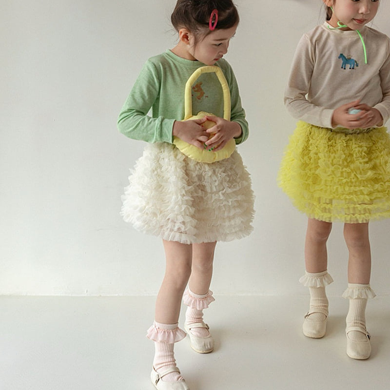 Dudie - Korean Children Fashion - #kidsstore - Cancan Set (set of 4) - 10