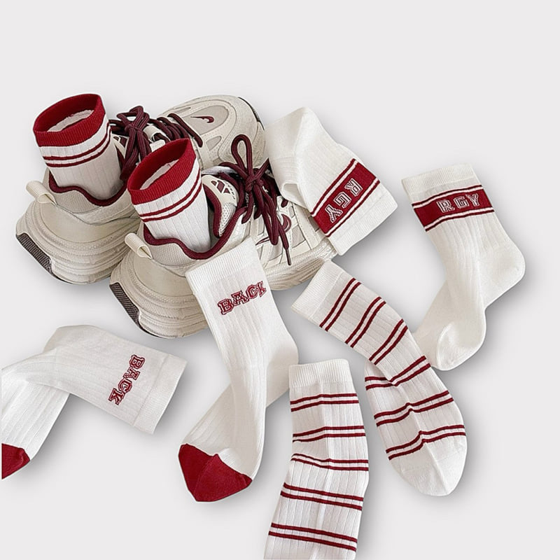 Dudie - Korean Children Fashion - #kidsstore - RGY Set (set of 4) - 8