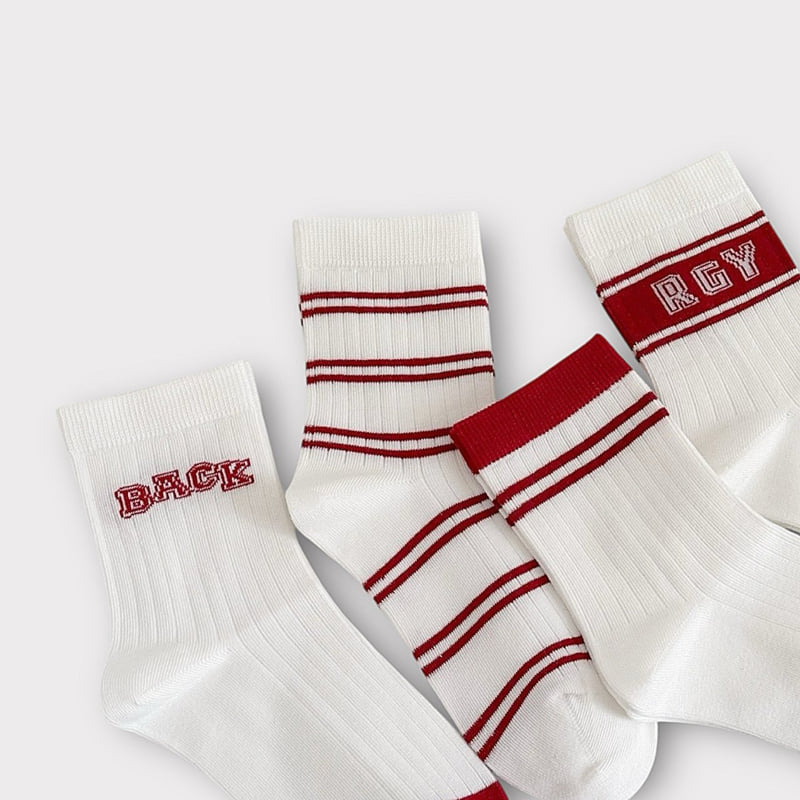 Dudie - Korean Children Fashion - #kidzfashiontrend - RGY Set (set of 4) - 9