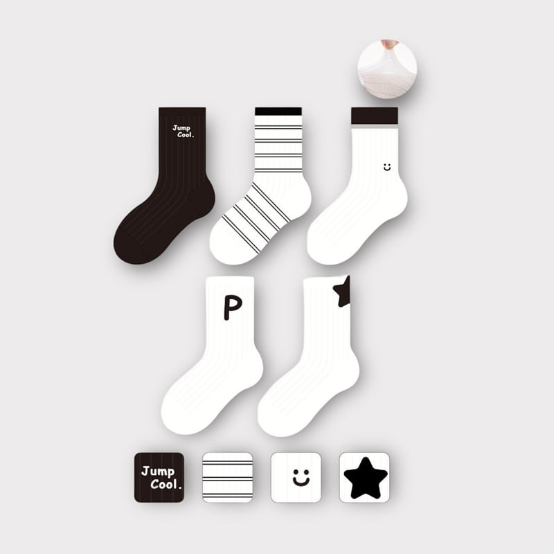 Dudie - Korean Children Fashion - #kidzfashiontrend - Jump Cool Set (set of 5) - 11