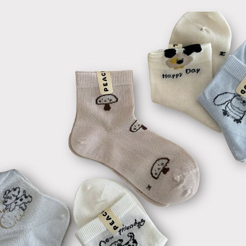 Dudie - Korean Children Fashion - #magicofchildhood - Burtz (set of 5) - 5