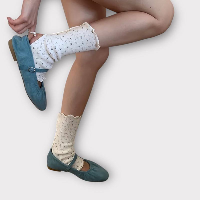 Dudie - Korean Children Fashion - #minifashionista - Spring Spring Knee Socks - 5