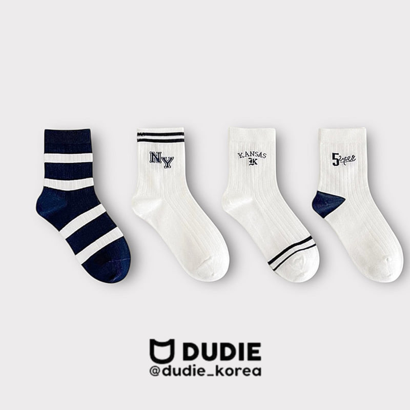 Dudie - Korean Children Fashion - #prettylittlegirls - Kansas Set (set of 4)