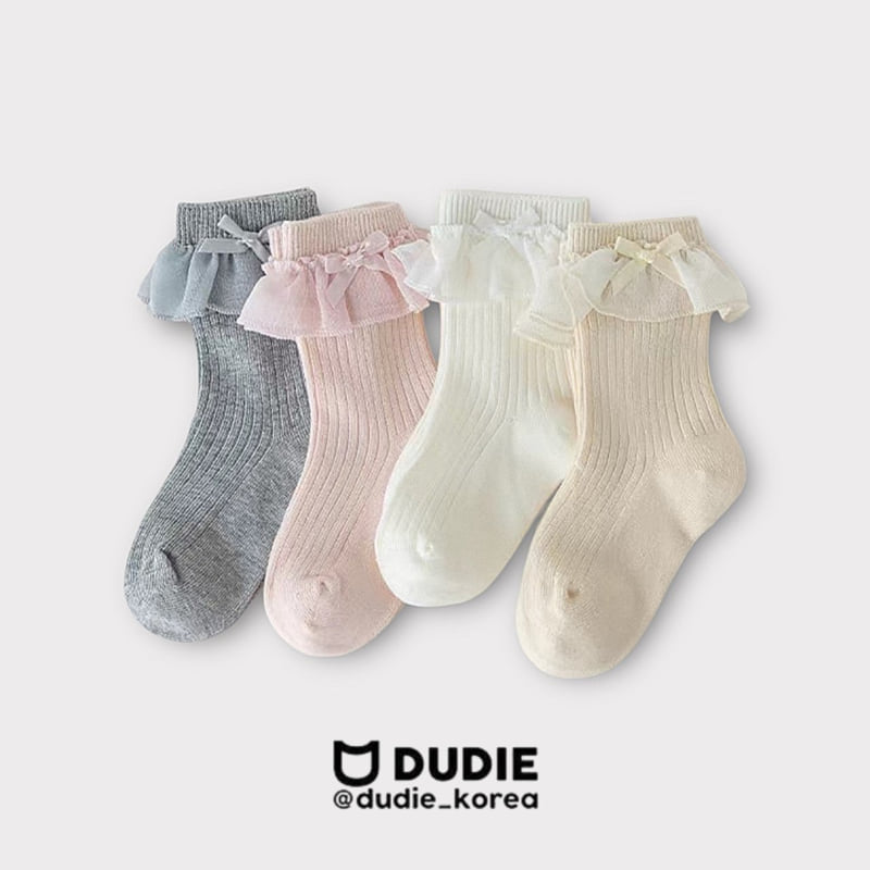 Dudie - Korean Children Fashion - #todddlerfashion - Cancan Set (set of 4)