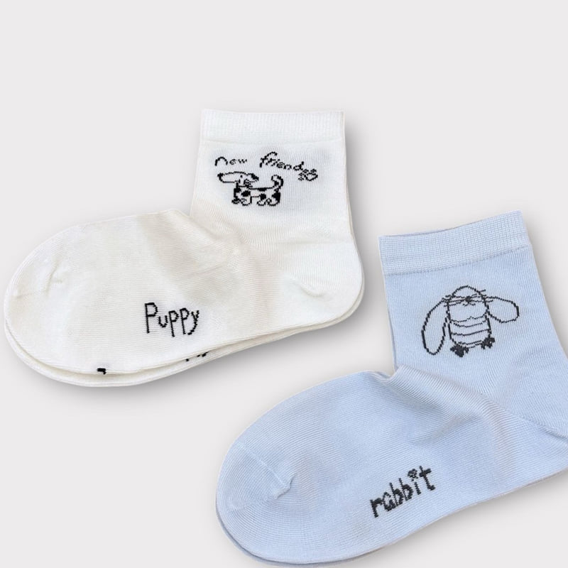 Dudie - Korean Children Fashion - #todddlerfashion - Burtz (set of 5) - 8