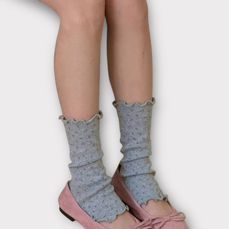 Dudie - Korean Children Fashion - #todddlerfashion - Spring Spring Knee Socks - 7
