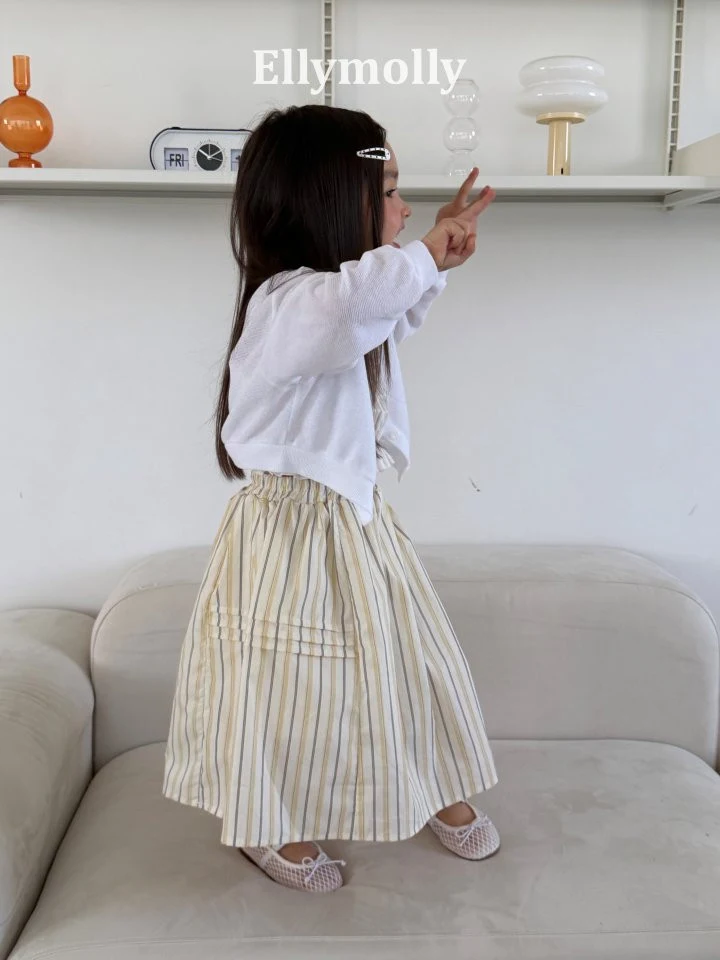 Ellymolly - Korean Children Fashion - #childofig - Blanche Long Skirt - 10