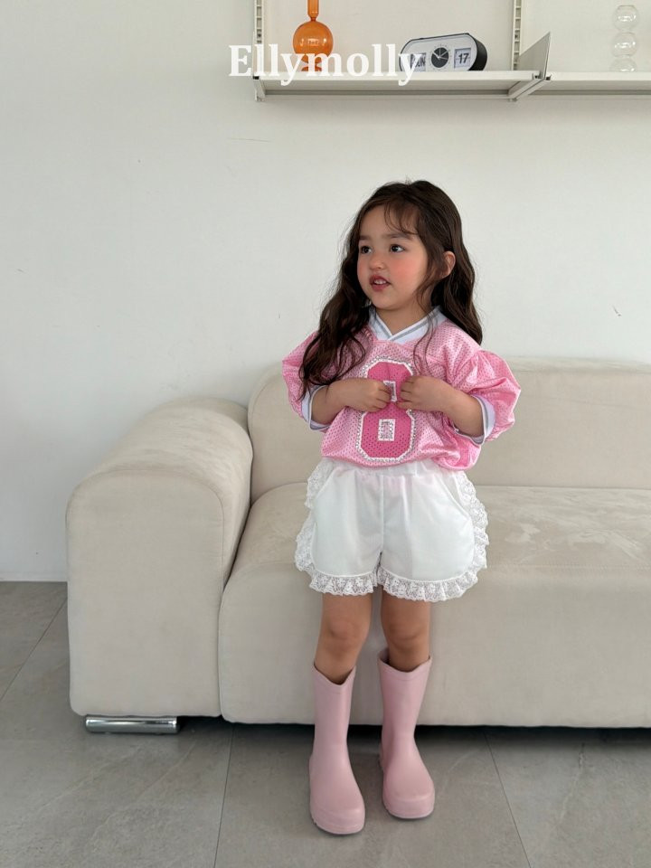 Ellymolly - Korean Children Fashion - #childofig - Mesh Frill Shorts - 7