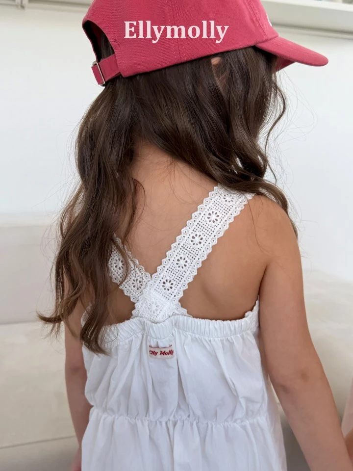 Ellymolly - Korean Children Fashion - #childofig - Pure Lace Romper - 12