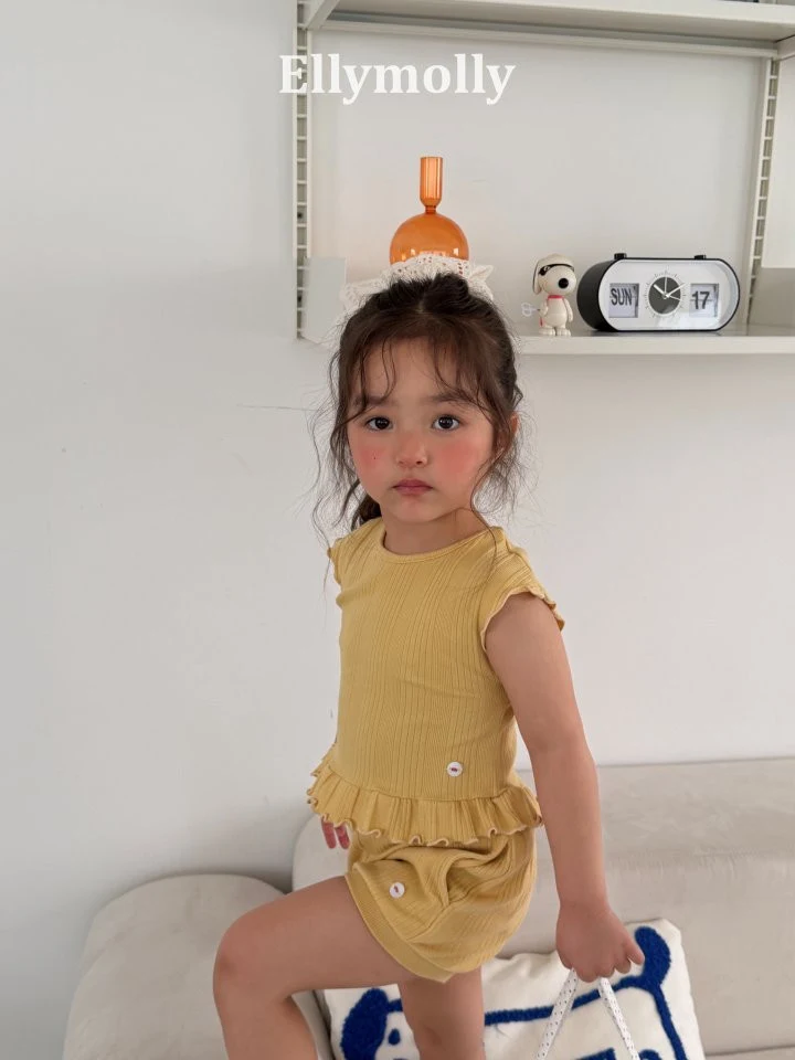 Ellymolly - Korean Children Fashion - #childofig - Back Muse Frill Tee - 4