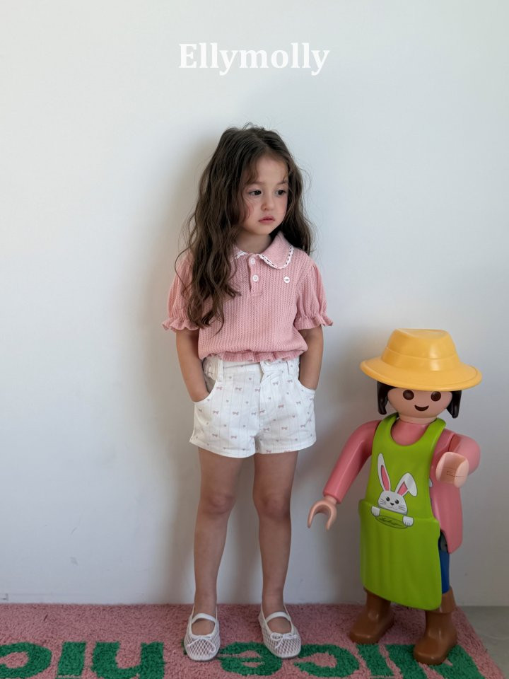 Ellymolly - Korean Children Fashion - #childrensboutique - Elly Ribbon Shorts - 7