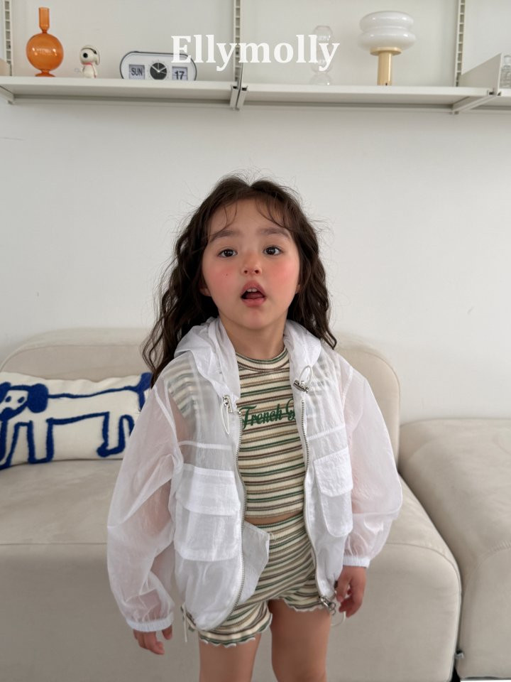 Ellymolly - Korean Children Fashion - #childrensboutique - Jelly Wave Crop Top - 9