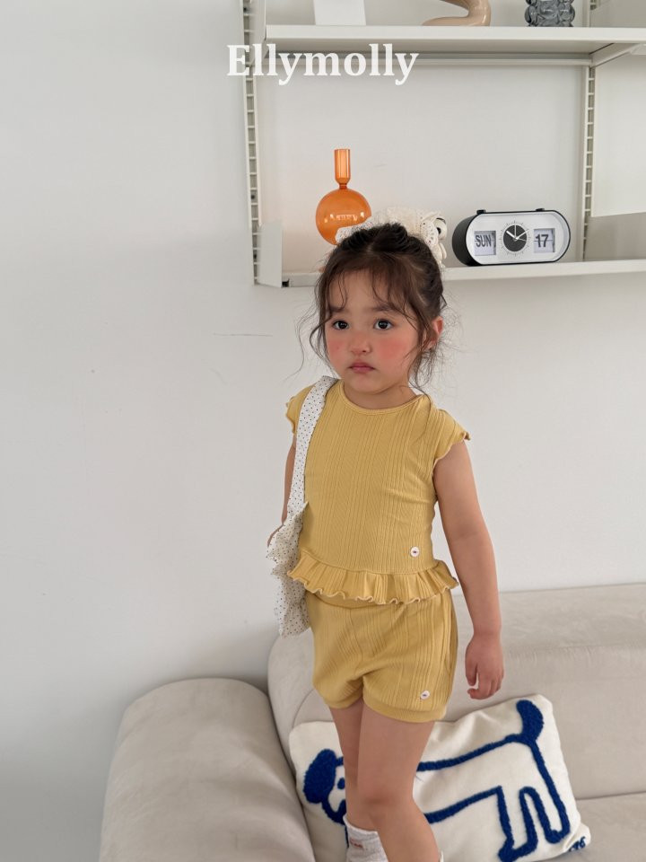 Ellymolly - Korean Children Fashion - #childrensboutique - Back Muse Frill Tee - 5