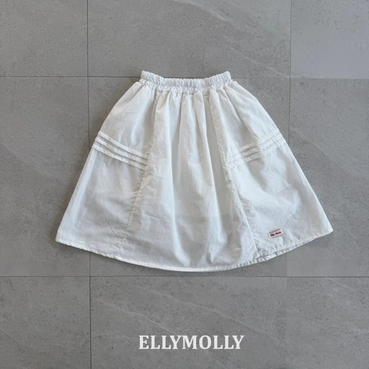 Ellymolly - Korean Children Fashion - #designkidswear - Blanche Long Skirt - 12