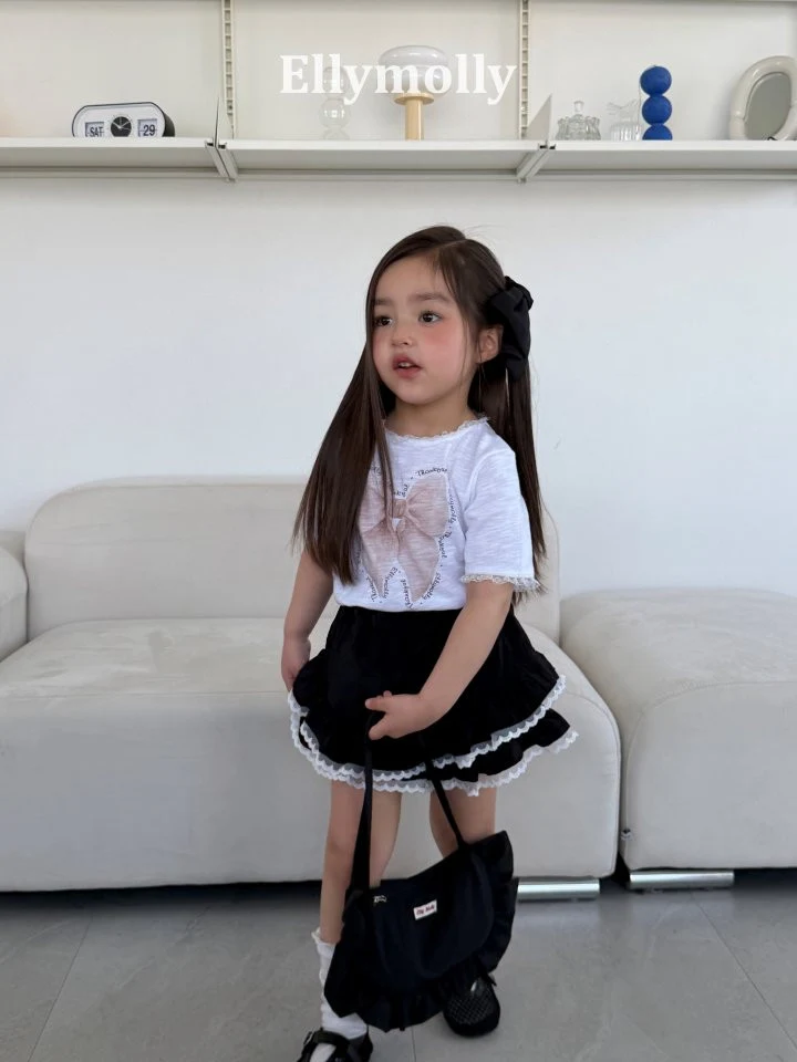 Ellymolly - Korean Children Fashion - #designkidswear - Silk Layered Skirt - 10