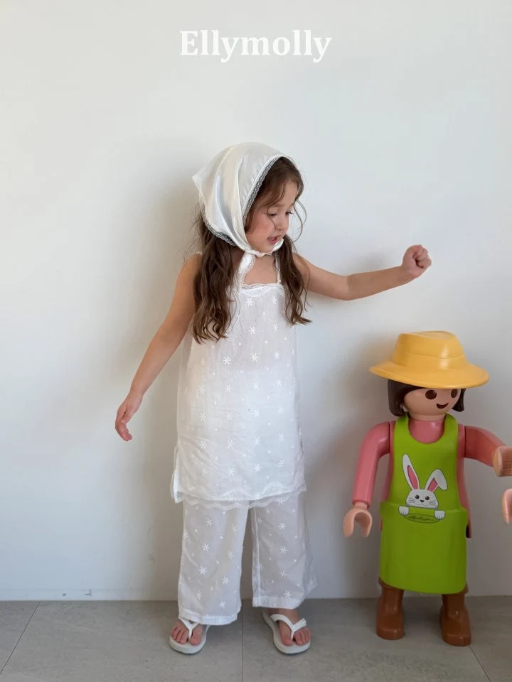 Ellymolly - Korean Children Fashion - #childrensboutique - Aurora Wide Pants - 4