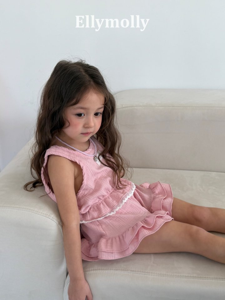 Ellymolly - Korean Children Fashion - #designkidswear - Flow Sleeveless - 9