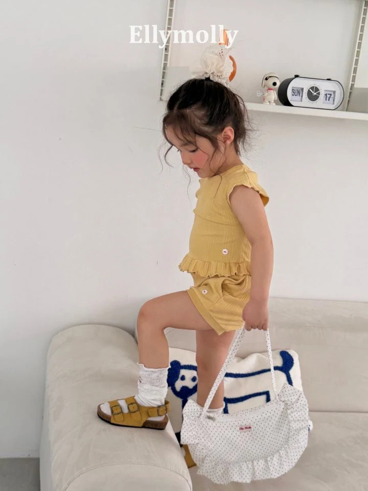 Ellymolly - Korean Children Fashion - #designkidswear - Muse Rib Pants - 7